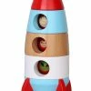 Discoveroo: Magnetic Stacking Rocket Grey 1 Discoveroo: Magnetic Stacking Rocket Grey -aussietoys shop BB000037
