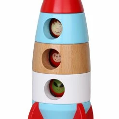 Discoveroo: Magnetic Stacking Rocket Grey