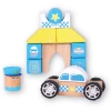 Discoveroo Snap - Blocks Police Car And Station 19pc