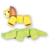 Discoveroo Snap - Blocks Lion And Croc 18pc -aussietoys shop BB000060