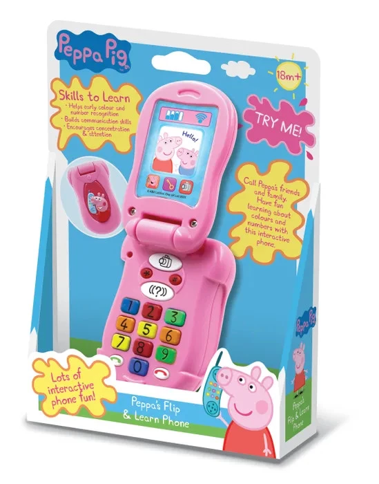 Peppa Pig Flip And Learn Phone 3 Peppa Pig Flip And Learn Phone