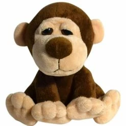 CA Australia Wild Animal Sitting Monkey Plush Toy 18cm