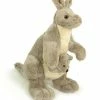CA Australia Kangaroo With Joey Plush Toy 28cm -aussietoys shop CA000086
