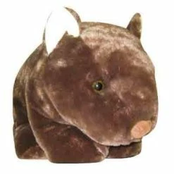 CA Australia Dark Brown Wombat Plush 41cm