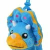CA Australia Dino Mights Tricerotps Clip On Plush Toy 8cm Blue -aussietoys shop CA000244TRICEROTOPS