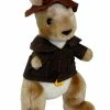 CA Australia Jumbuck Jill-A-Roo The Kangaroo Swaggie W/ Music - 23cm -aussietoys shop CA000697