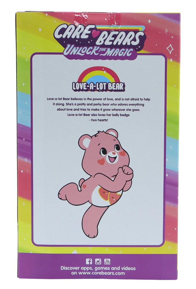 Care Bears Unlock The Magic Medium Plush - Love-A-Lot Bear 7 Care Bears Unlock The Magic Medium Plush - Love-A-Lot Bear - Image 5