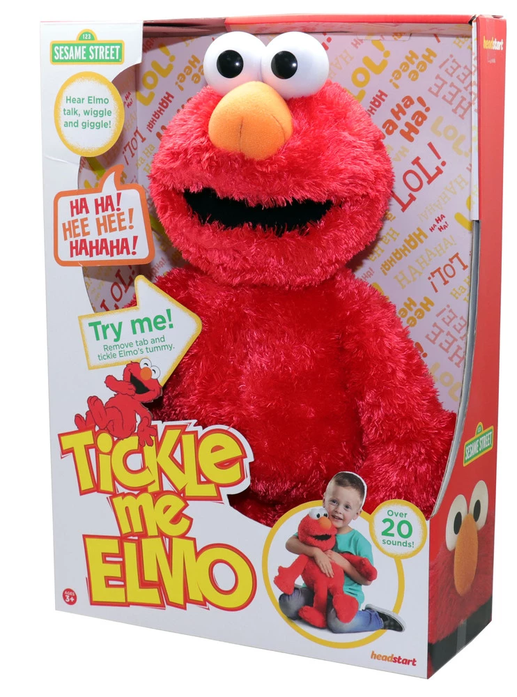 Sesame Street Tickle Me Elmo Talking Plush Toy 45cm 4 Sesame Street Tickle Me Elmo Talking Plush Toy 45cm - Image 2