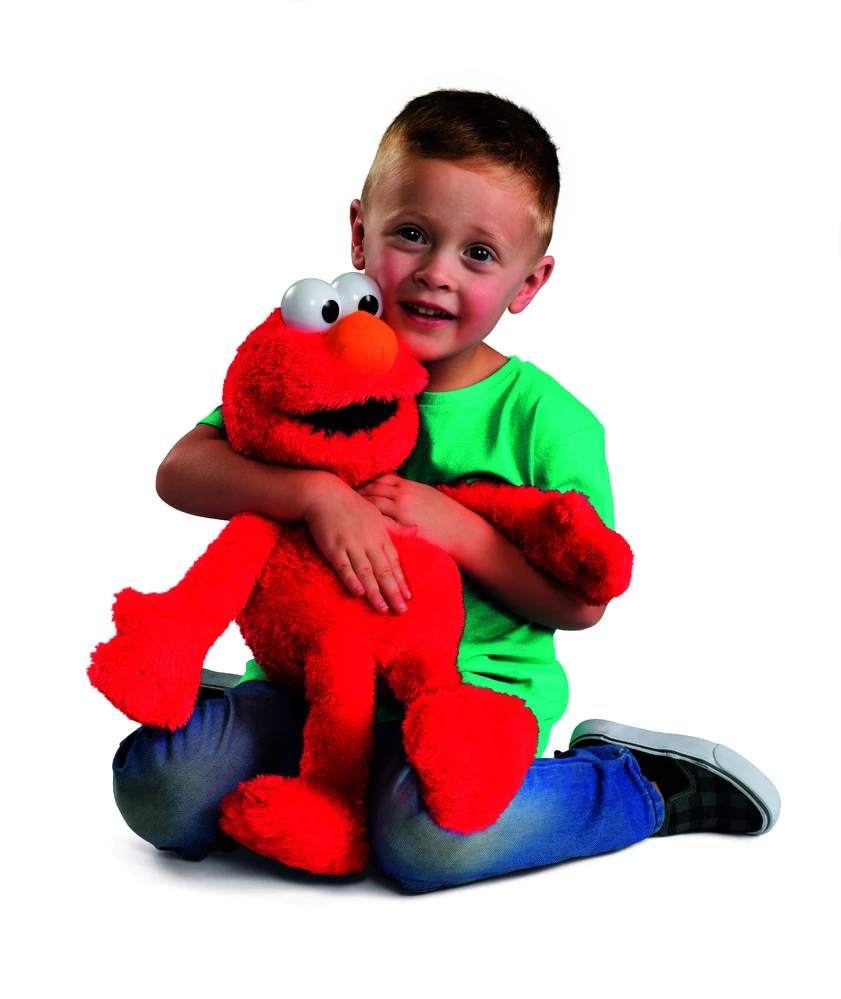 Sesame Street Tickle Me Elmo Talking Plush Toy 45cm 8 Sesame Street Tickle Me Elmo Talking Plush Toy 45cm - Image 6