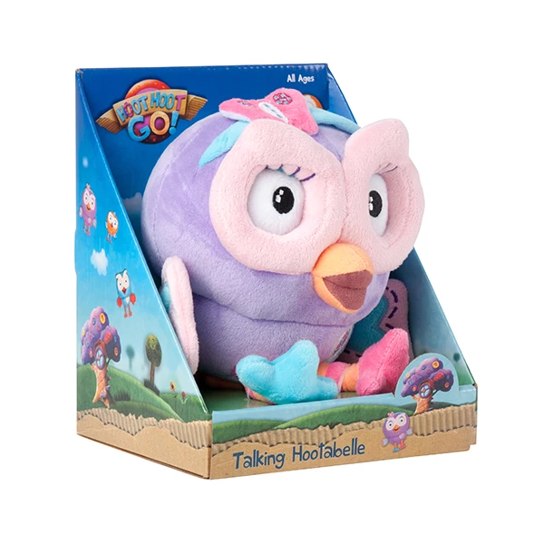 ABC Kids Giggle And Hoot Talking Hootabelle Plush 17cm Pink 4 ABC Kids Giggle And Hoot Talking Hootabelle Plush 17cm Pink - Image 2