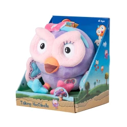 ABC Kids Giggle And Hoot Talking Hootabelle Plush 17cm Pink 7 ABC Kids Giggle And Hoot Talking Hootabelle Plush 17cm Pink -aussietoys shop JA000025 2