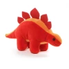 GUND Dino Chatter Stegosaurus Plush Toy 17cm Red