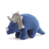 GUND Dino Chatter Triceratops Plush Toy 17cm Blue -aussietoys shop JA000629TRI