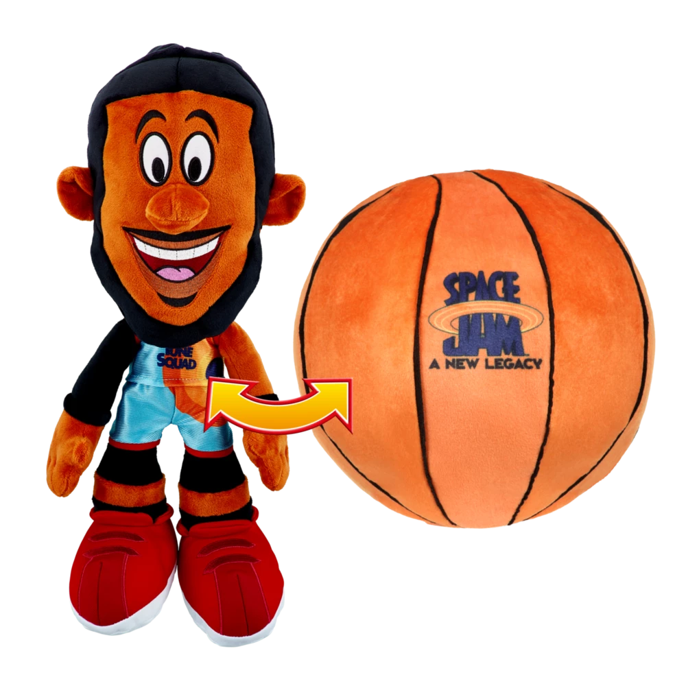 Space Jam Lebron James Transforming Hoop Pals Plush Toy 30cm 4 Space Jam Lebron James Transforming Hoop Pals Plush Toy 30cm - Image 2