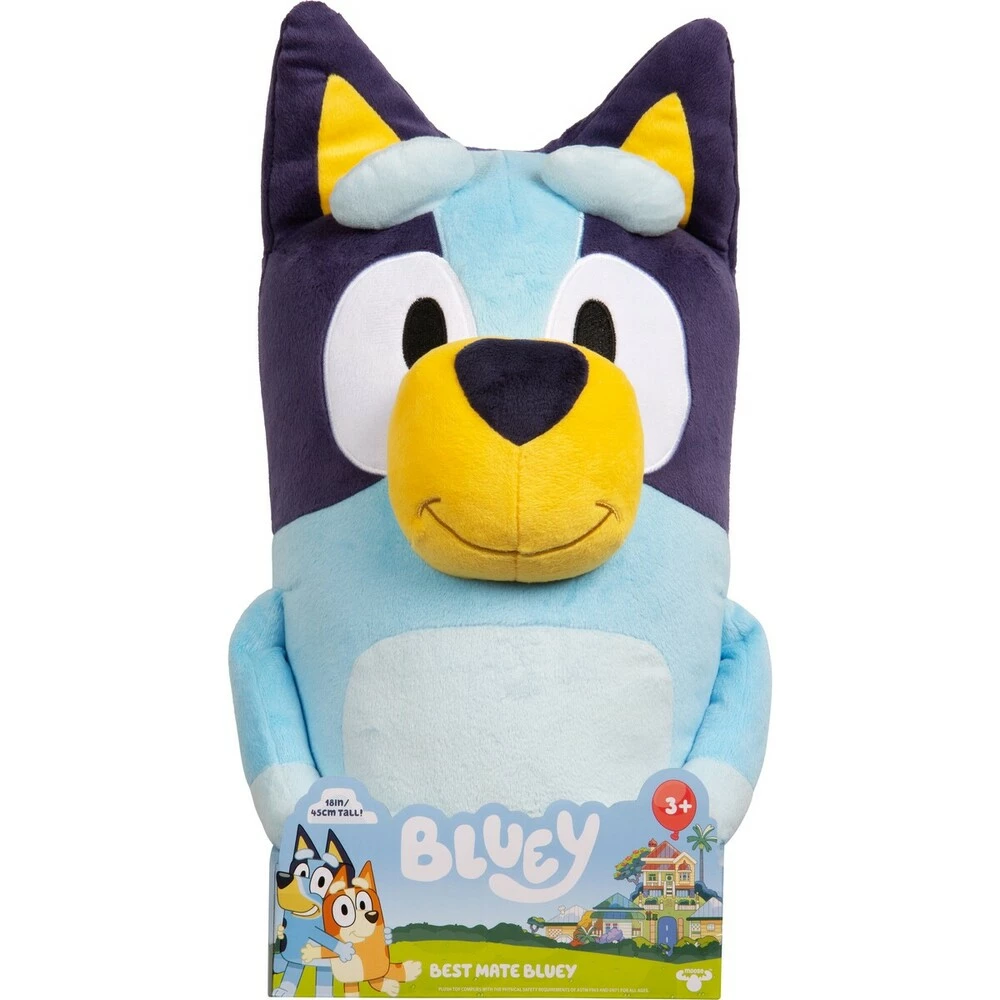 Bluey Best Mate Bluey Plush Toy Large 45cm 5 Bluey Best Mate Bluey Plush Toy Large 45cm - Image 3