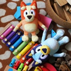 Bluey And Bingo Mini Plush Toys 20cm Sisters 2 Pack -aussietoys shop MO000037 3